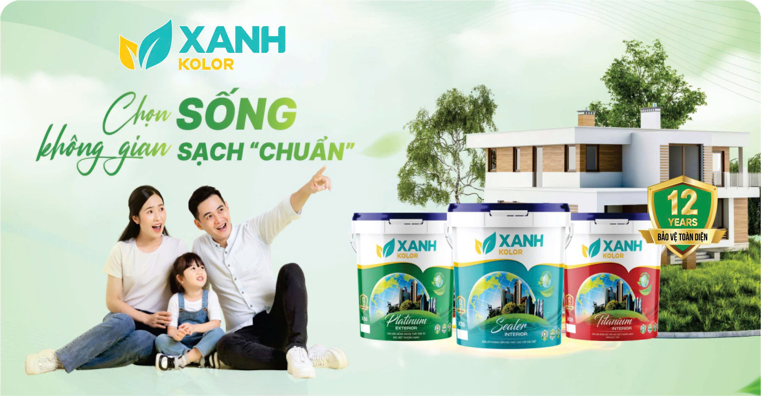 Mách bạn 5 cách sơn tường đẹp nâng tầm không gian sống cùng Xanh Kolor